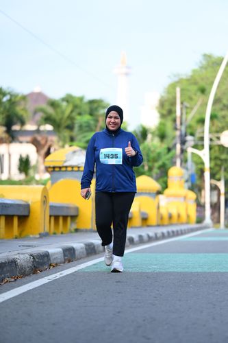 Race photo from KEMLU RUN 2025