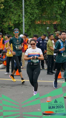 Race photo from Mangkunegaran Run 2025