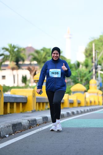 Race photo from KEMLU RUN 2025