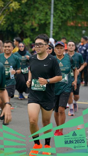 Race photo from Mangkunegaran Run 2025