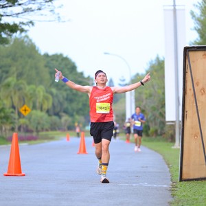 Race photo from BOGORUN 2026