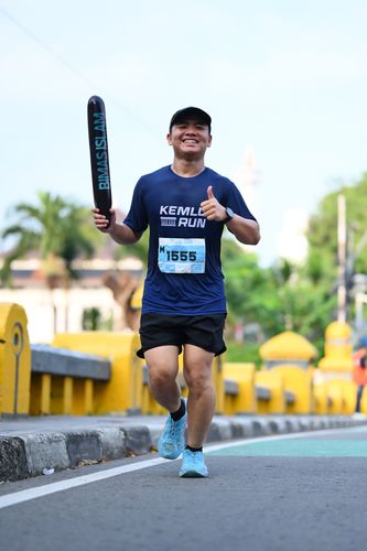 Race photo from KEMLU RUN 2025