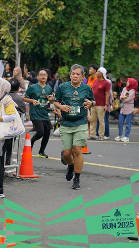 Race photo from Mangkunegaran Run 2025