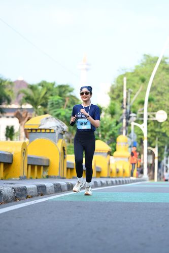 Race photo from KEMLU RUN 2025