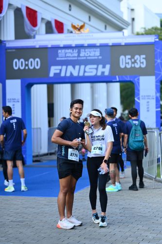 Race photo from KEMLU RUN 2025