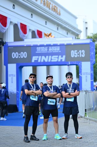 Race photo from KEMLU RUN 2025