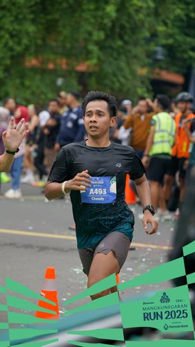 Race photo from Mangkunegaran Run 2025