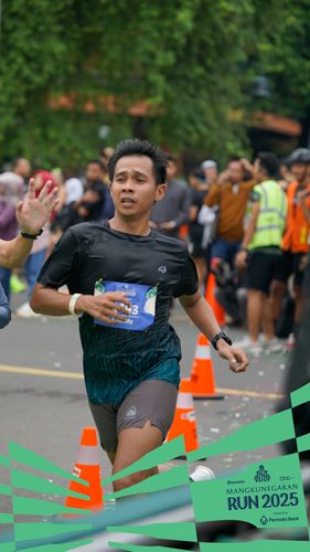 Race photo from Mangkunegaran Run 2025