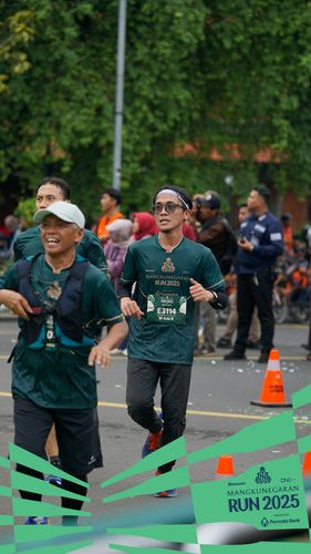 Race photo from Mangkunegaran Run 2025