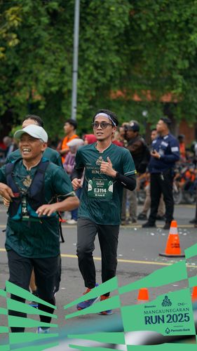 Race photo from Mangkunegaran Run 2025