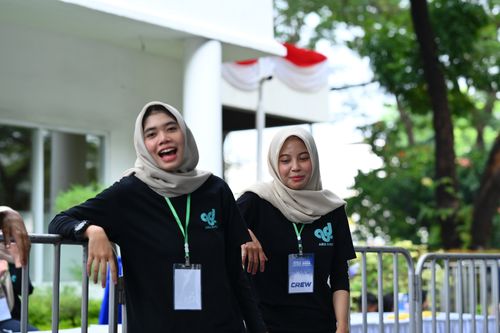 Race photo from KEMLU RUN 2025