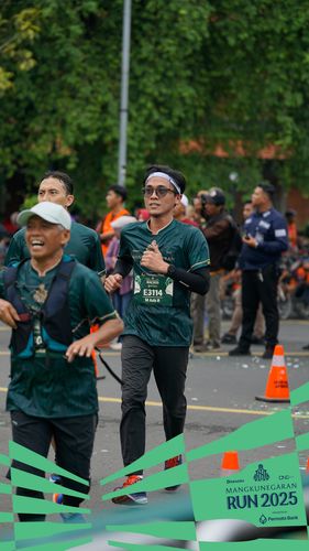 Race photo from Mangkunegaran Run 2025