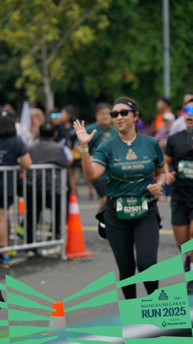 Race photo from Mangkunegaran Run 2025