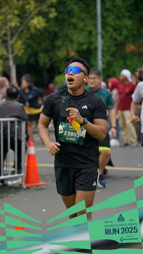 Race photo from Mangkunegaran Run 2025