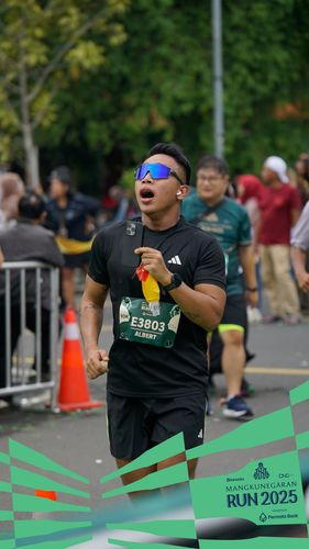 Race photo from Mangkunegaran Run 2025