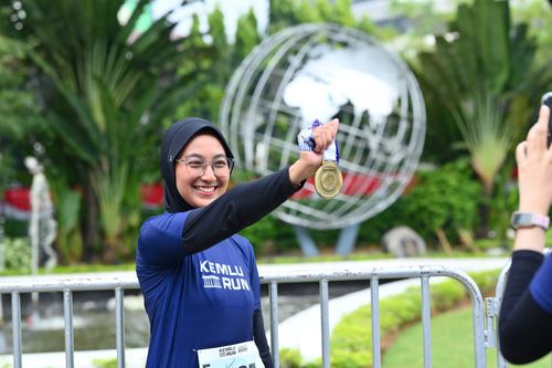 Race photo from KEMLU RUN 2025