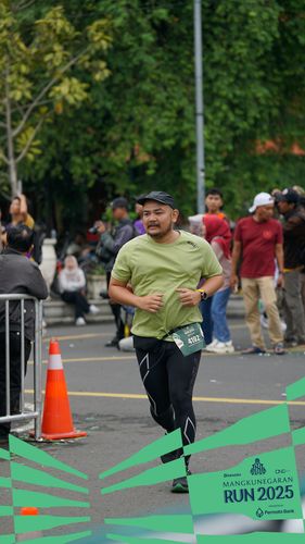 Race photo from Mangkunegaran Run 2025