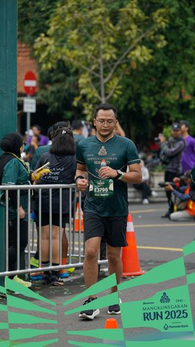 Race photo from Mangkunegaran Run 2025