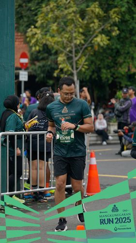 Race photo from Mangkunegaran Run 2025