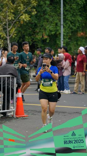 Race photo from Mangkunegaran Run 2025