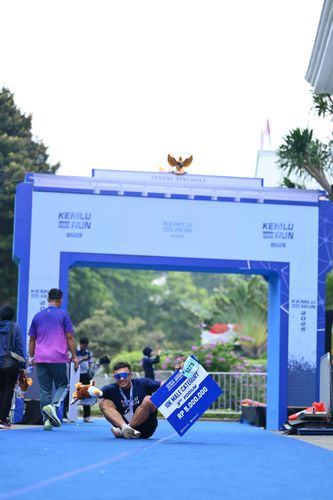 Race photo from KEMLU RUN 2025