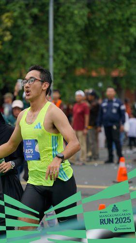Race photo from Mangkunegaran Run 2025