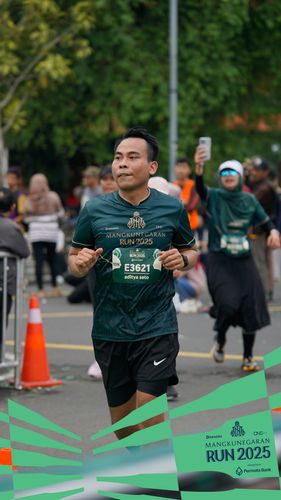 Race photo from Mangkunegaran Run 2025