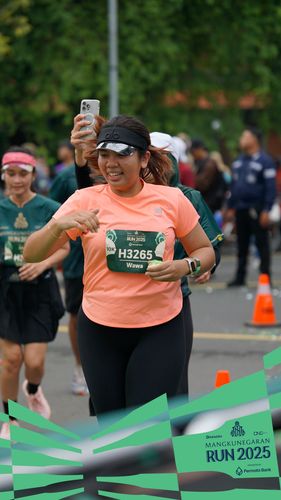 Race photo from Mangkunegaran Run 2025