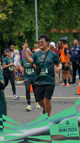 Race photo from Mangkunegaran Run 2025