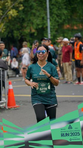 Race photo from Mangkunegaran Run 2025