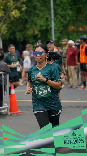 Race photo from Mangkunegaran Run 2025