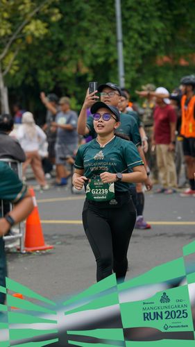 Race photo from Mangkunegaran Run 2025