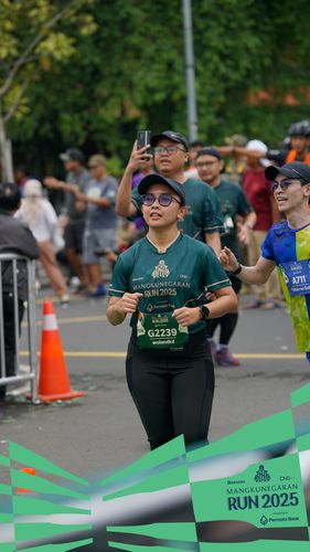 Race photo from Mangkunegaran Run 2025