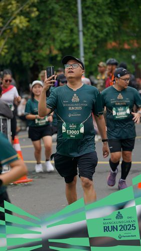 Race photo from Mangkunegaran Run 2025