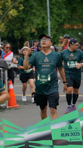 Race photo from Mangkunegaran Run 2025
