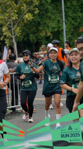 Race photo from Mangkunegaran Run 2025