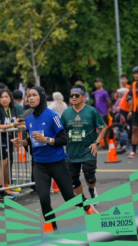 Race photo from Mangkunegaran Run 2025