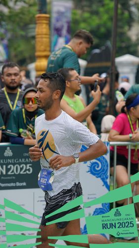 Race photo from Mangkunegaran Run 2025