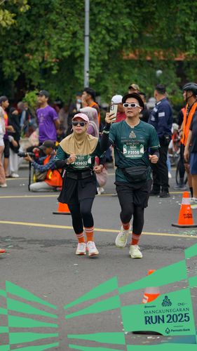 Race photo from Mangkunegaran Run 2025