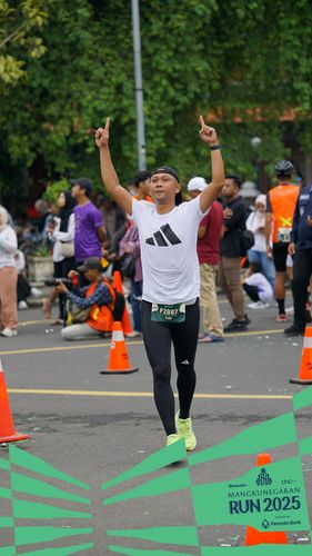 Race photo from Mangkunegaran Run 2025