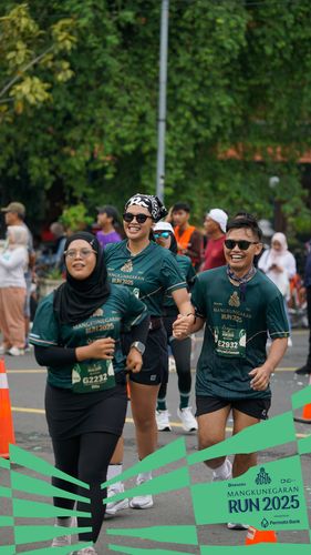 Race photo from Mangkunegaran Run 2025