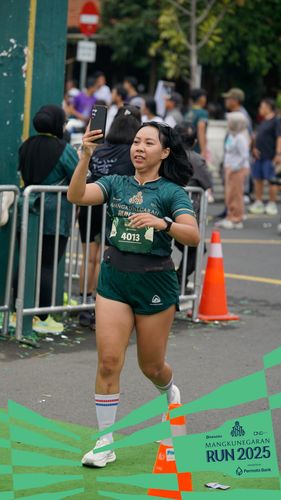 Race photo from Mangkunegaran Run 2025