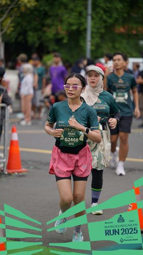 Race photo from Mangkunegaran Run 2025