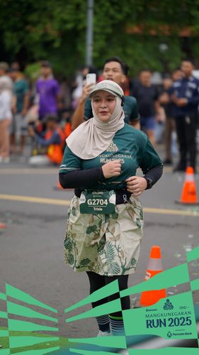 Race photo from Mangkunegaran Run 2025