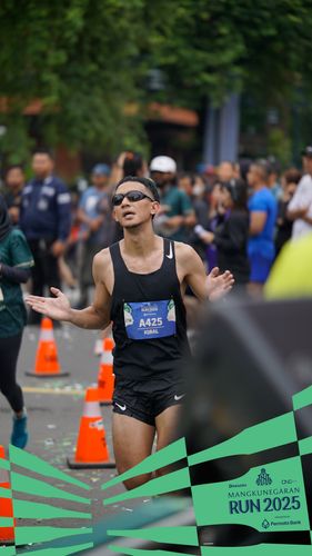 Race photo from Mangkunegaran Run 2025