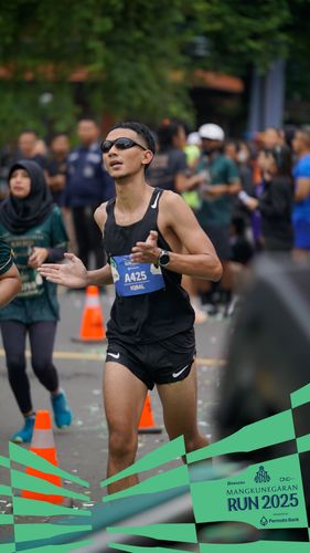 Race photo from Mangkunegaran Run 2025