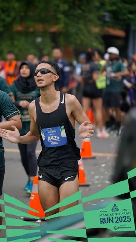 Race photo from Mangkunegaran Run 2025