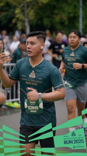 Race photo from Mangkunegaran Run 2025