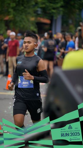Race photo from Mangkunegaran Run 2025