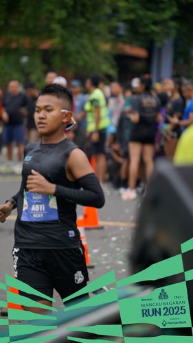 Race photo from Mangkunegaran Run 2025
